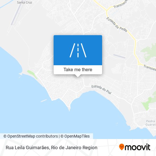 Mapa Rua Leila Guimarães