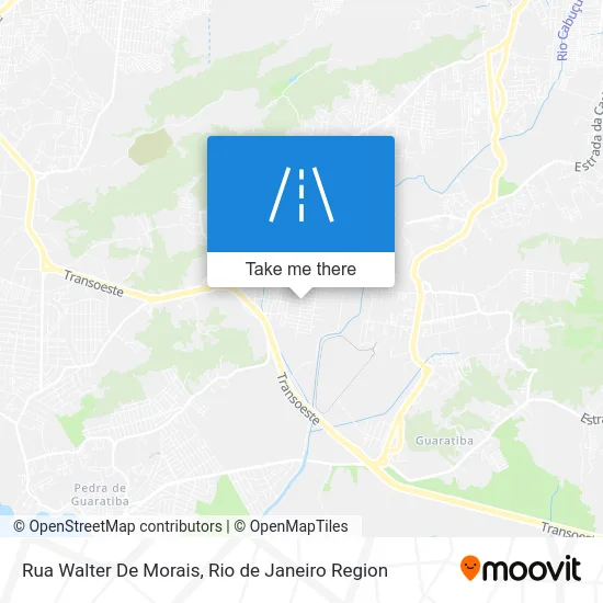 Rua Walter De Morais map