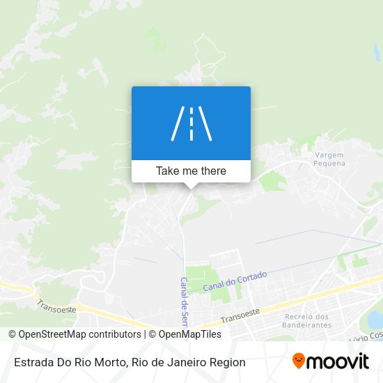 Estrada Do Rio Morto map
