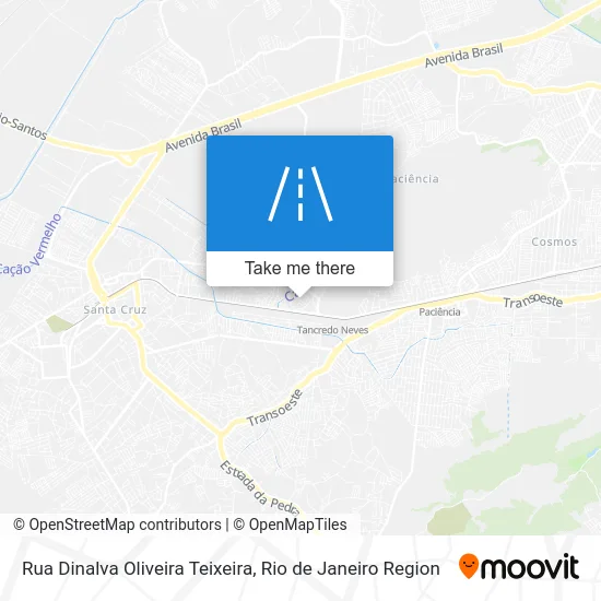 Rua Dinalva Oliveira Teixeira map