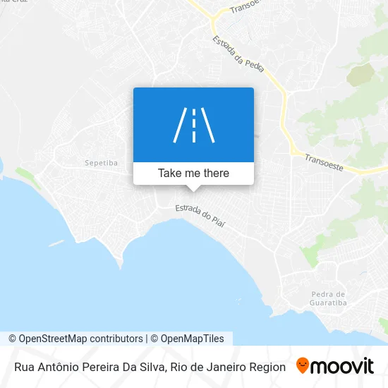 Rua Antônio Pereira Da Silva map