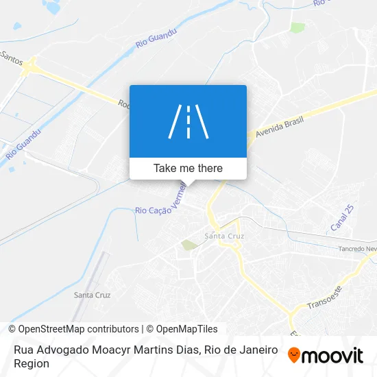 Rua Advogado Moacyr Martins Dias map