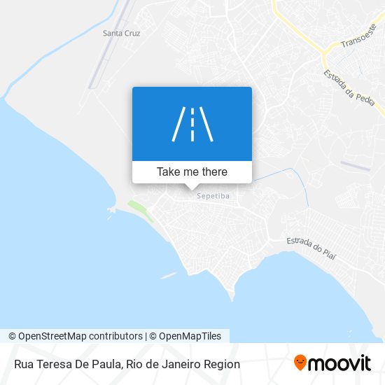 Mapa Rua Teresa De Paula