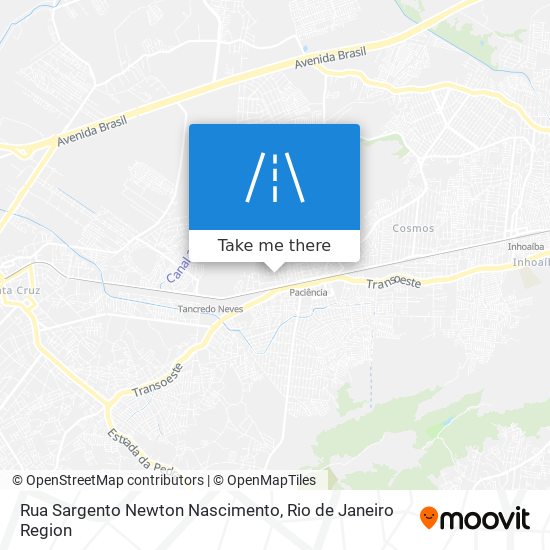 Rua Sargento Newton Nascimento map