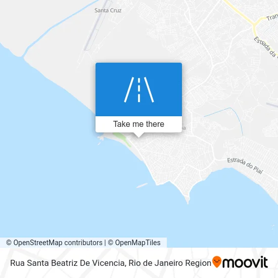 Rua Santa Beatriz De Vicencia map