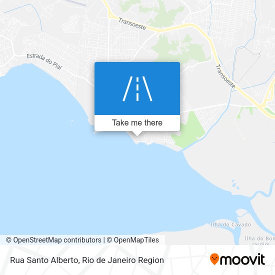 Rua Santo Alberto map