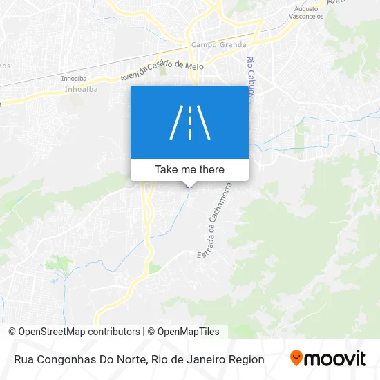 Rua Congonhas Do Norte map