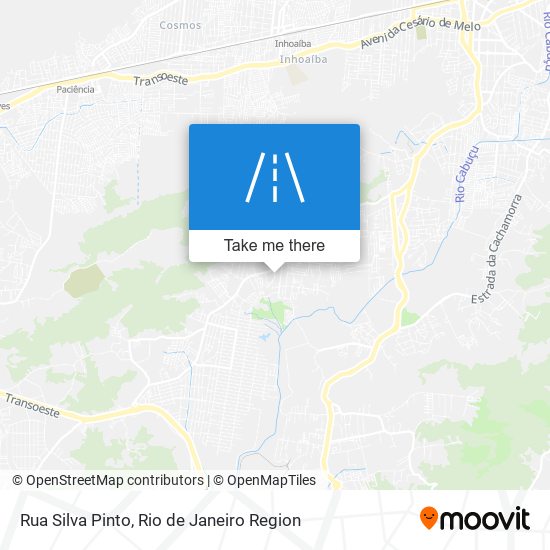Mapa Rua Silva Pinto