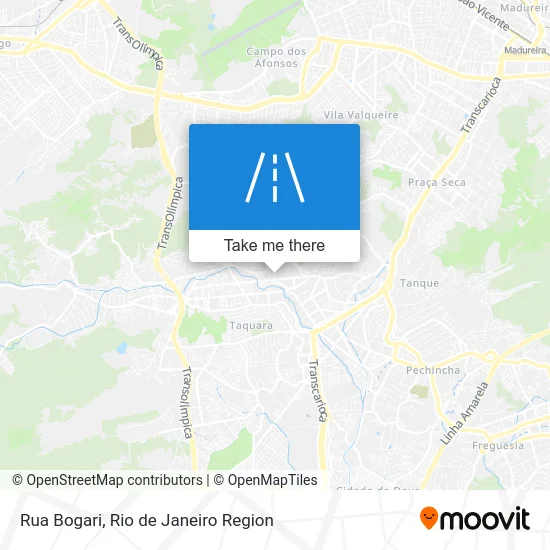 Rua Bogari map