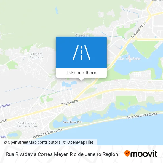 Rua Rivadavia Correa Meyer map