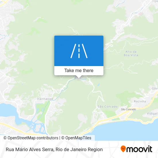 Rua Mário Alves Serra map