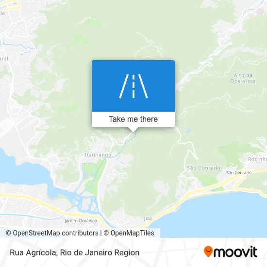 Rua Agrícola map