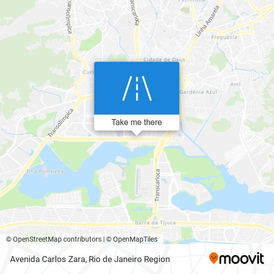 Mapa Avenida Carlos Zara