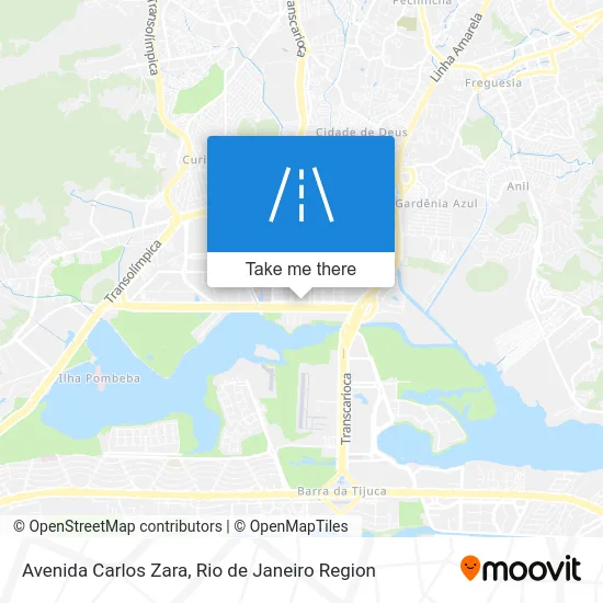 Avenida Carlos Zara map
