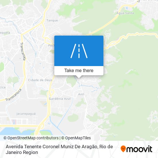 Mapa Avenida Tenente Coronel Muniz De Aragão