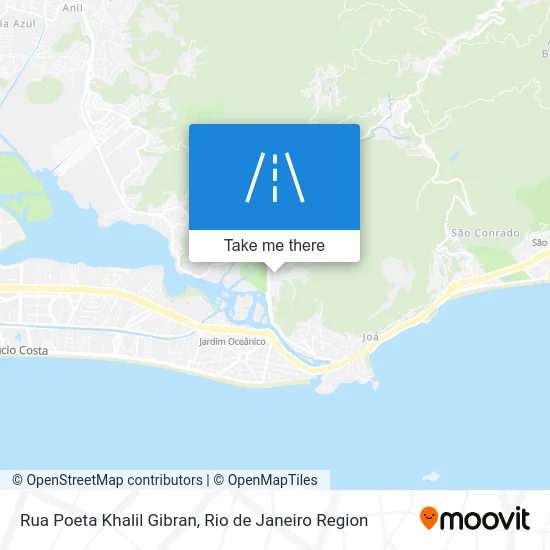 Rua Poeta Khalil Gibran map