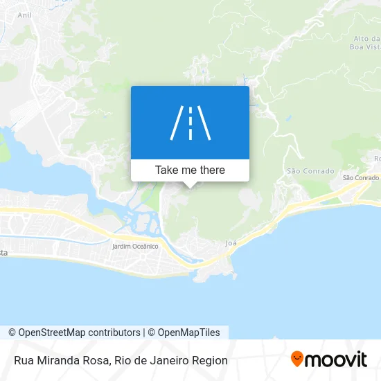 Rua Miranda Rosa map
