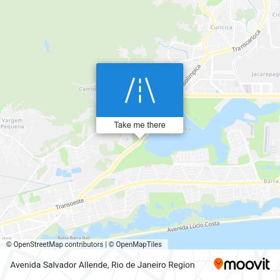 Avenida Salvador Allende map