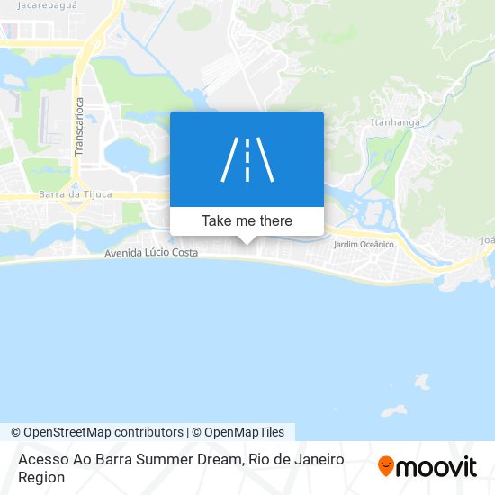 Mapa Acesso Ao Barra Summer Dream