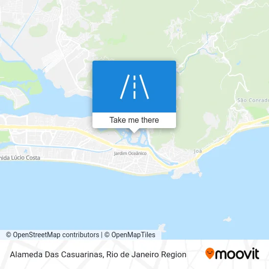 Alameda Das Casuarinas map