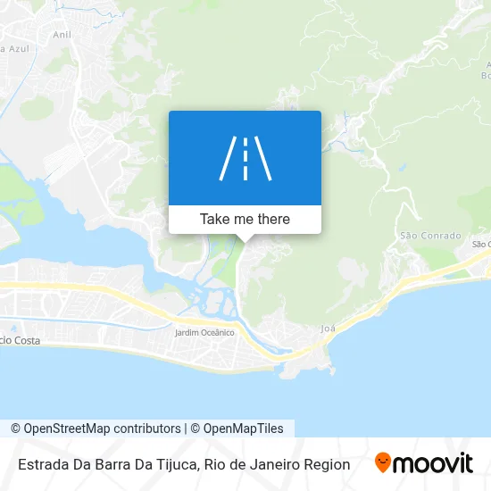 Estrada Da Barra Da Tijuca map