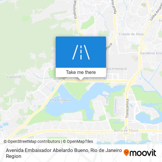 Mapa Avenida Embaixador Abelardo Bueno