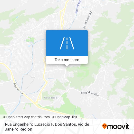 Mapa Rua Engenheiro Lucrecio F. Dos Santos