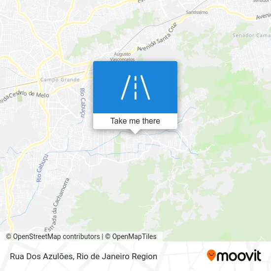 Rua Dos Azulões map