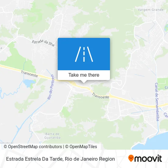 Estrada Estrela Da Tarde map