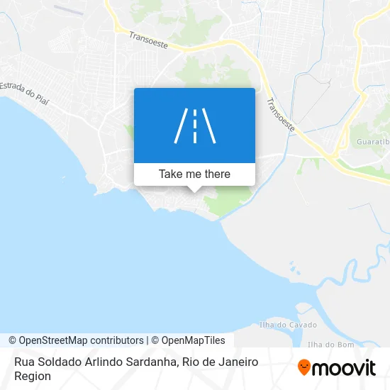 Rua Soldado Arlindo Sardanha map