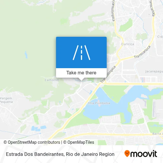 Estrada Dos Bandeirantes map