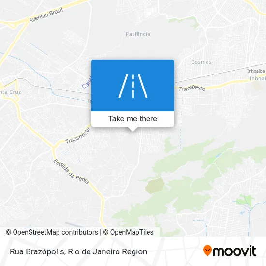 Rua Brazópolis map