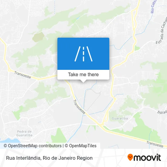 Rua Interlândia map
