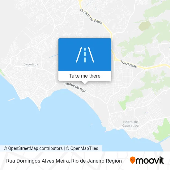 Rua Domingos Alves Meira map