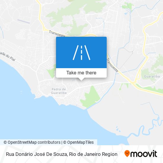 Mapa Rua Donário José De Souza