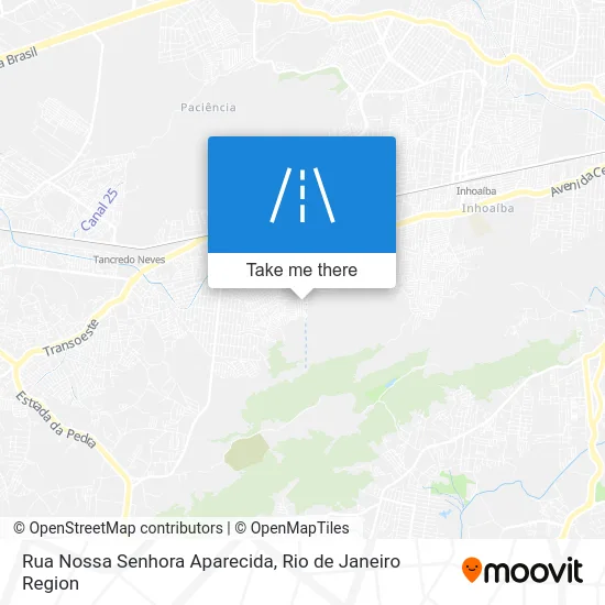 Rua Nossa Senhora Aparecida map