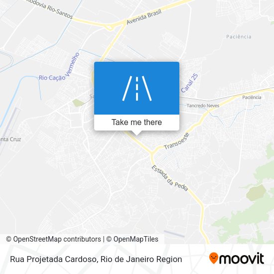Rua Projetada Cardoso map