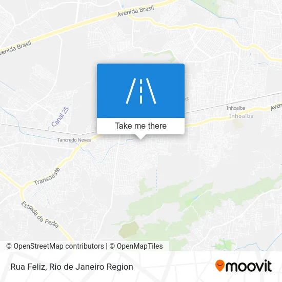 Rua Feliz map