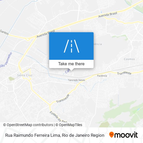 Mapa Rua Raimundo Ferreira Lima
