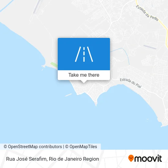 Rua José Serafim map