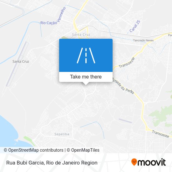 Rua Bubi Garcia map