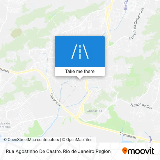 Rua Agostinho De Castro map