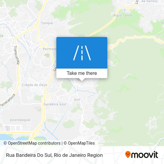 Rua Bandeira Do Sul map
