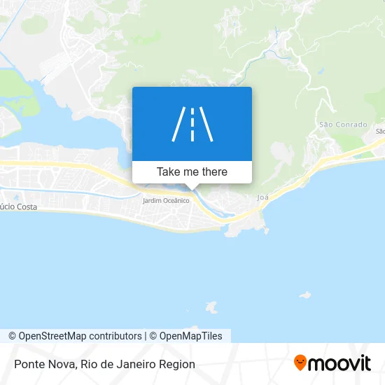 Ponte Nova map
