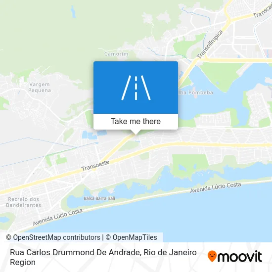 Rua Carlos Drummond De Andrade map