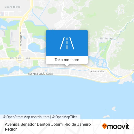 Avenida Senador Danton Jobim map