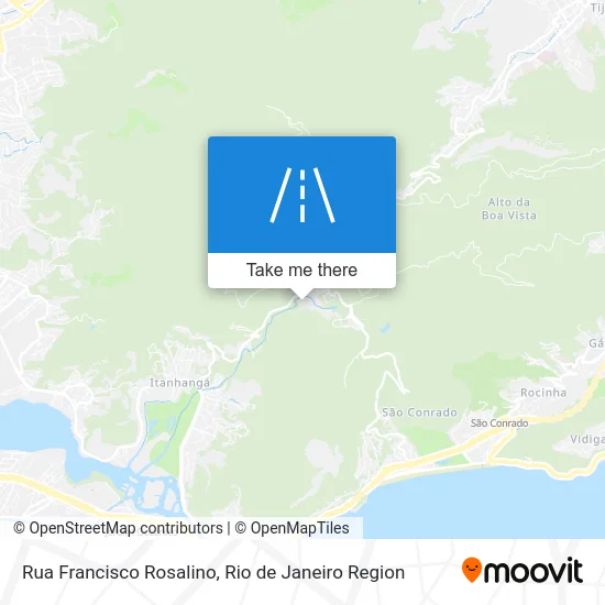 Rua Francisco Rosalino map