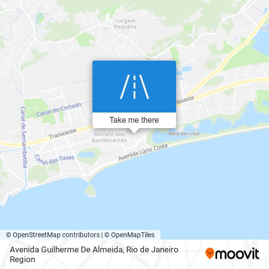 Mapa Avenida Guilherme De Almeida