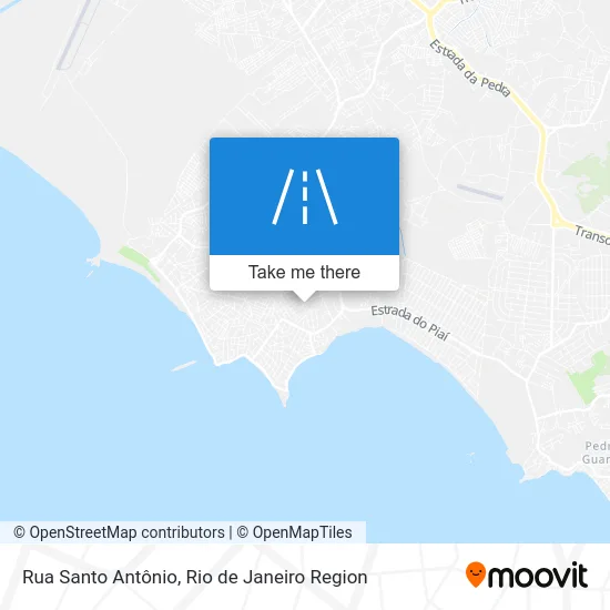 Rua Santo Antônio map