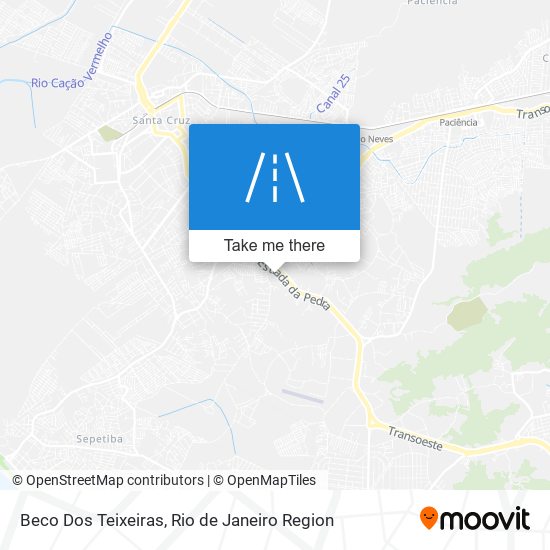 Mapa Beco Dos Teixeiras